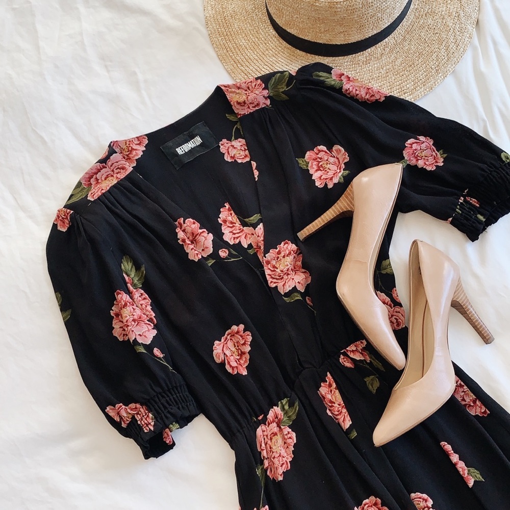 Reformation Floral Dress